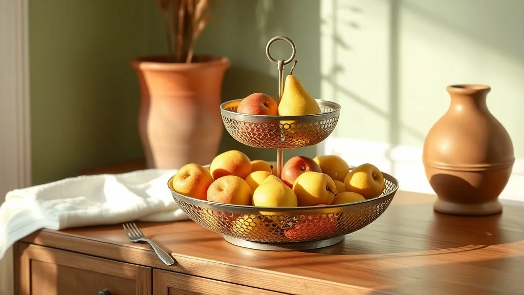 Corbeille à fruits en métal : l'accessoire qu'on garde une vie