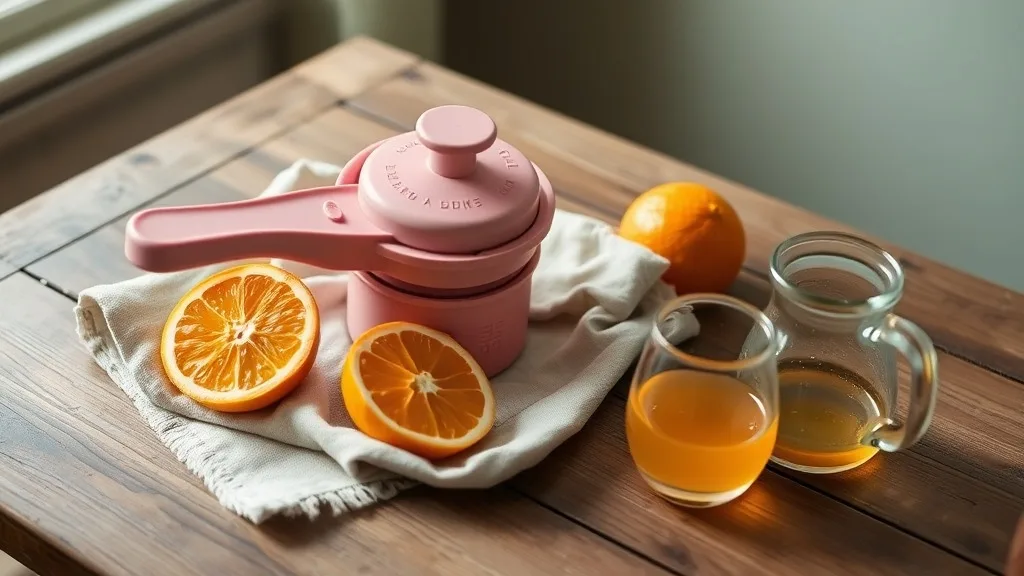 Presse-fruits Rocket rose : l’ustensile manuel qui dure