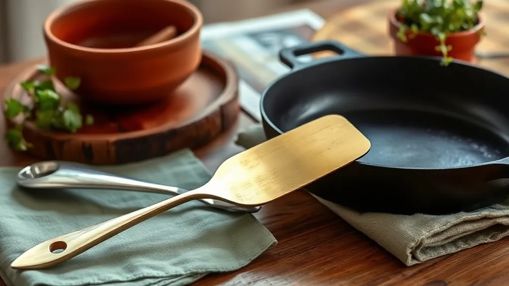 Ta spatule en inox doré vaut mieux qu’un set complet