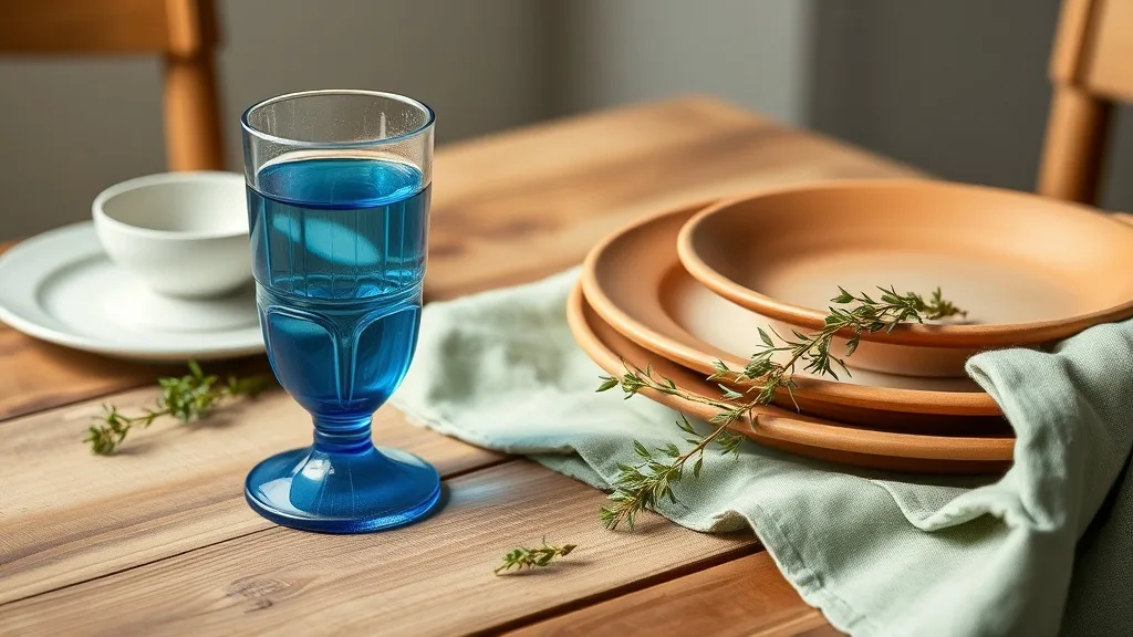 Verre long Flow bleu 35 cl : l’élégance d’une verrerie qui dure