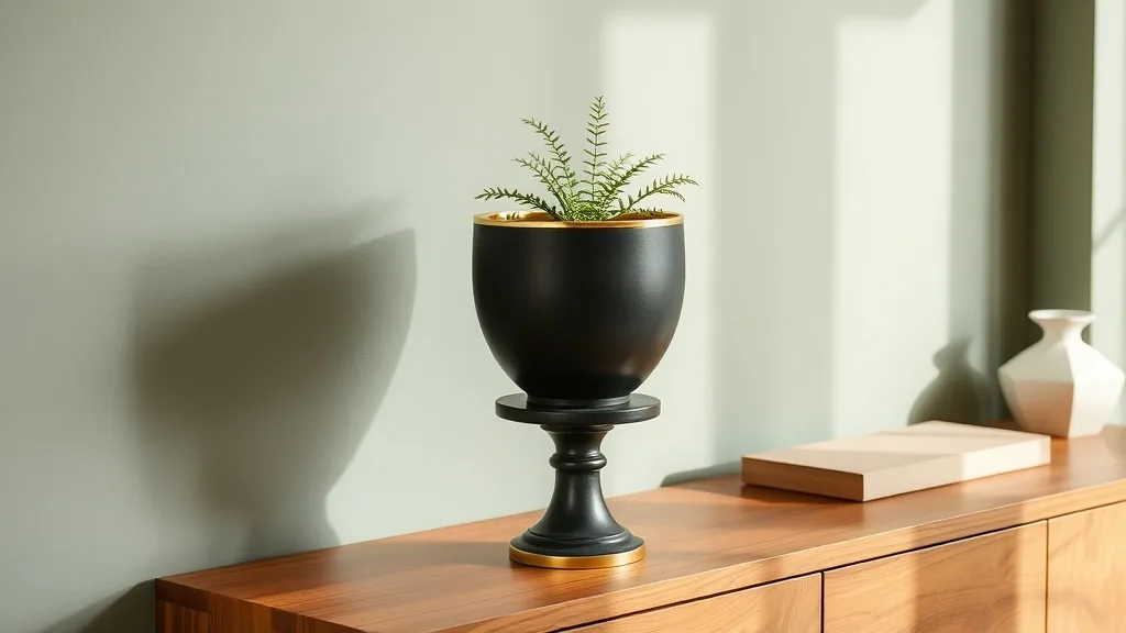 Ce petit pot noir mat et doré, on le voit partout : va-t-il survivre à trois rempotages ?