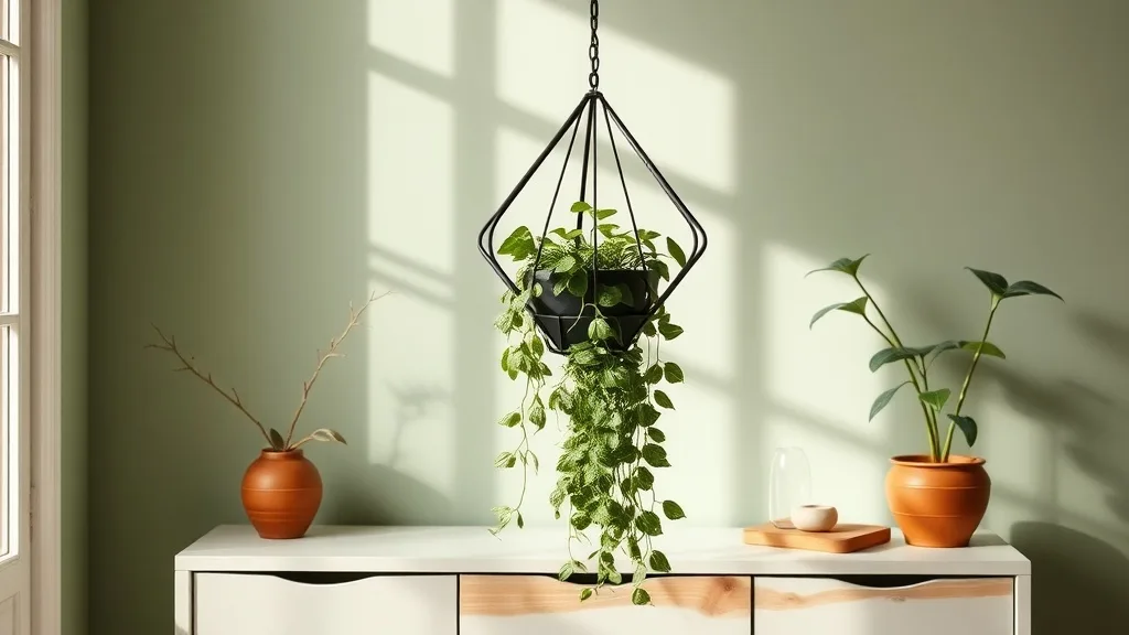 Jardinière diamant noir mat suspendue : bien la choisir et l’installer