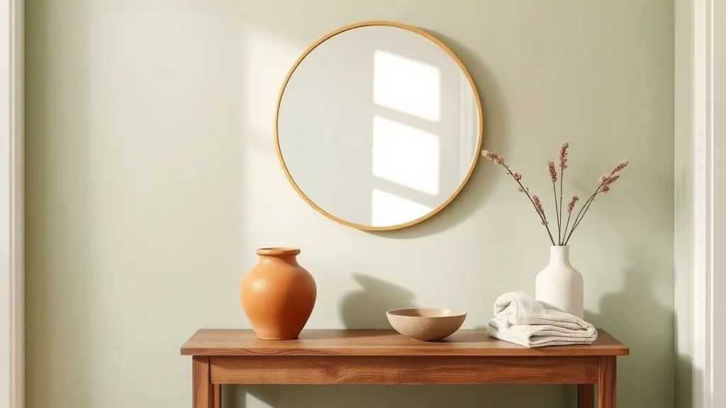 Miroir rond doré moyen : l’allié lumière qui éclipse les appliques