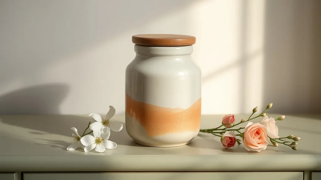 Bougie parfumée Viola en céramique : un pot à chérir, pas à jeter