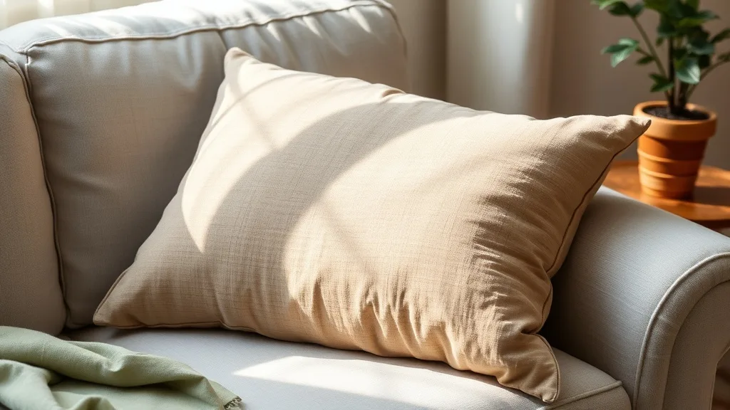 Le petit coussin relief taupe, ce détail qui fait parler votre canapé