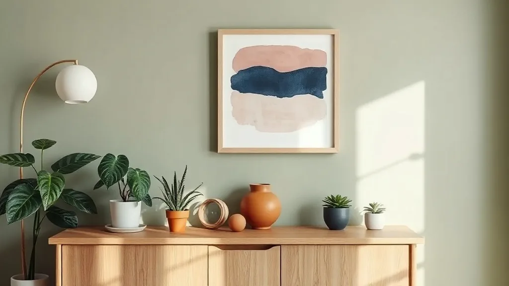 Affiche abstraite encadrée : l’art mural qui dure