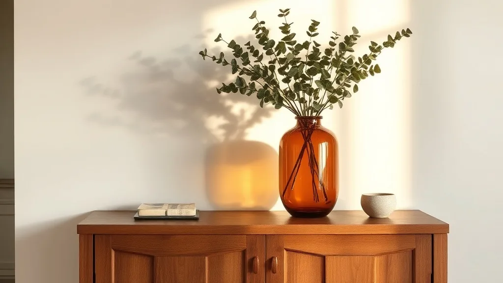 Grand vase en verre teinté marron : ce qu’on oublie avant de craquer