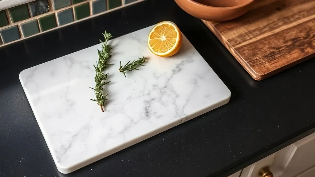 Planche à découper en marbre : le coup de cœur qui use vos couteaux