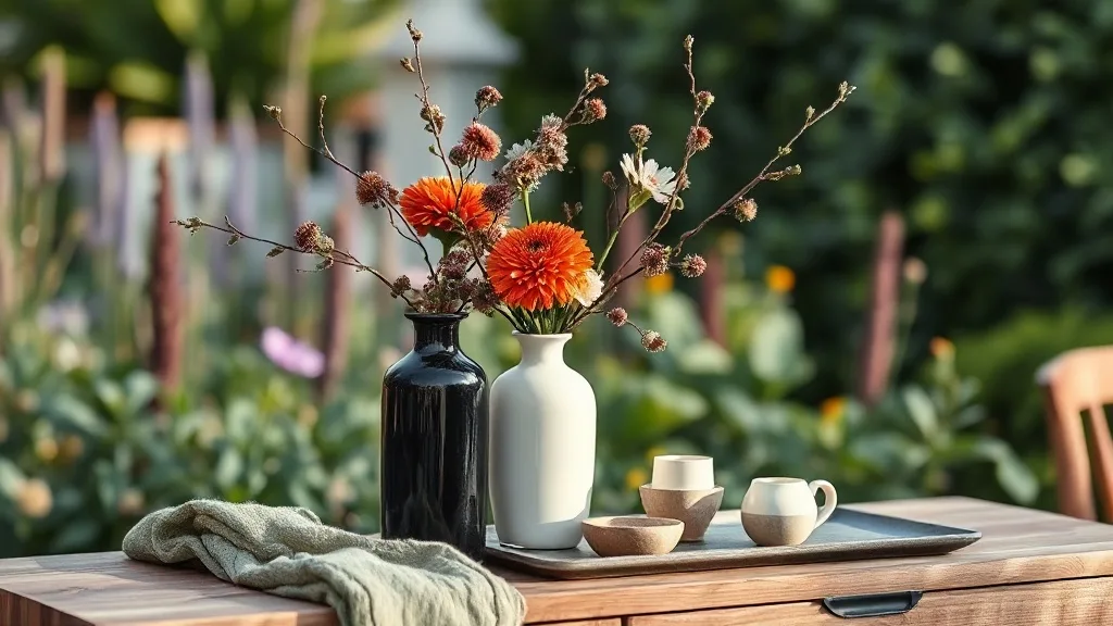 Ensemble de 2 vases en verre noir et blanc : faut-il vraiment autre chose ?
