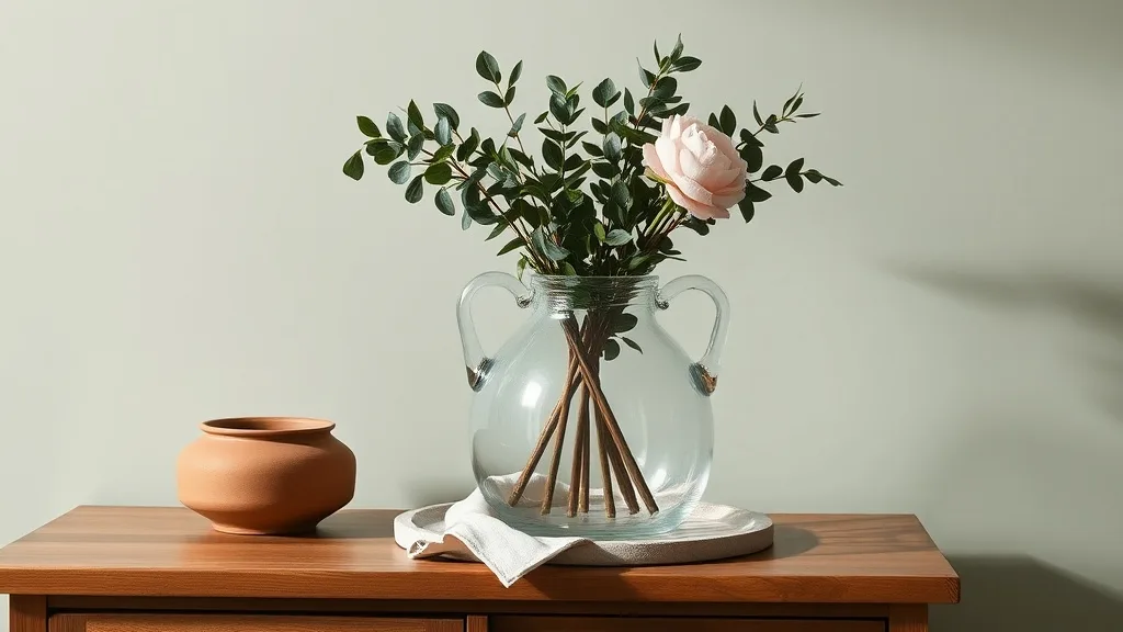 Ce grand vase en verre n’est pas un bibelot