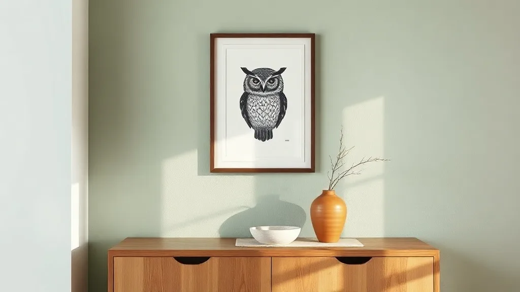Encadrer l’affiche Owl d’Ingela P. Arrhenius comme elle le mérite