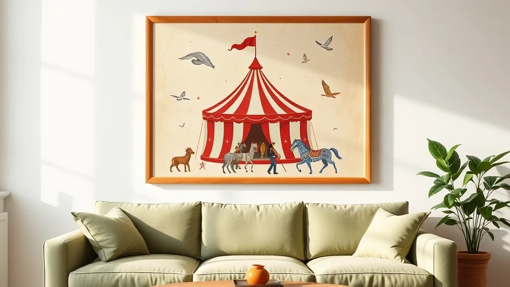 Affiche murale Ingela P. Arrhenius : un cirque qui traverse les années