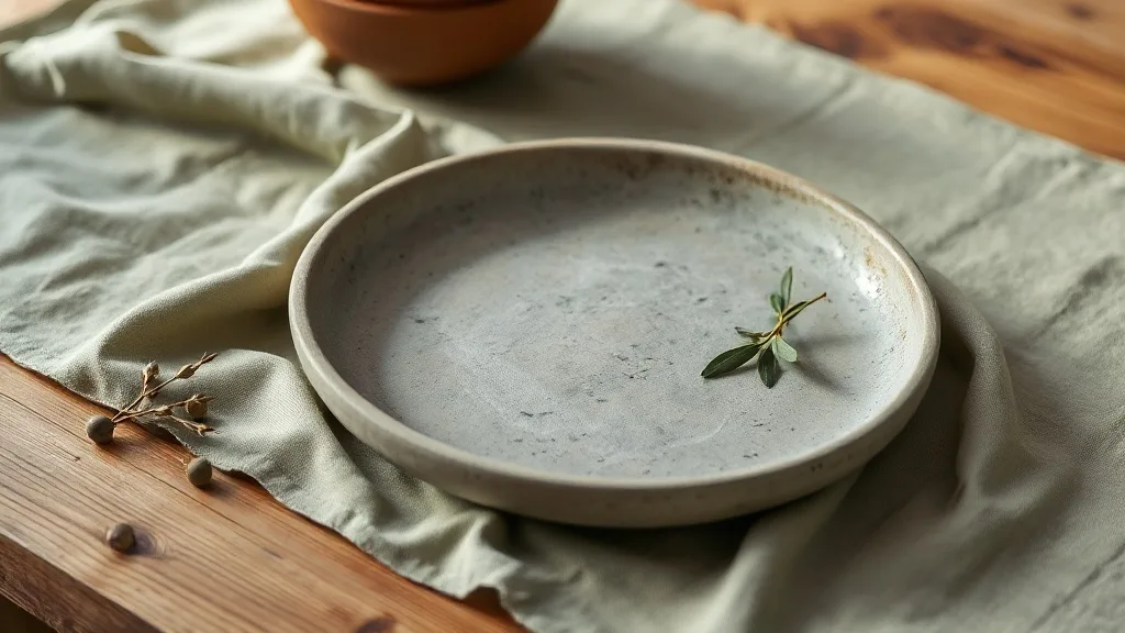 Assiette creuse effet pierre 24 cm : notre avis après des mois d’usage