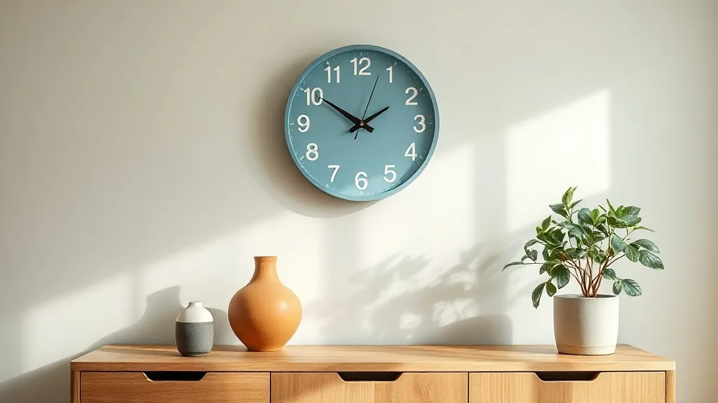 Horloge style bloc bleu : une icône qui fait mieux que donner l'heure