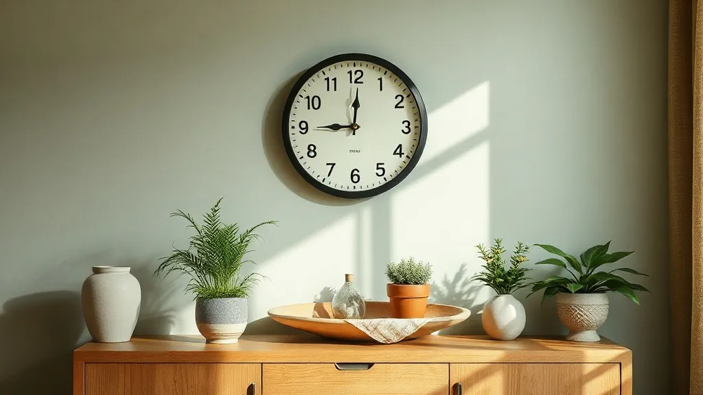 Horloge murale style 50s : le charme électrique qui défie le temps