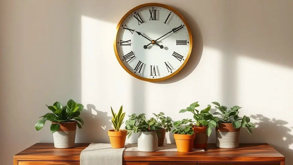 Horloge Murale Hadley Ronde : Métal Gris et Laiton pour Durer