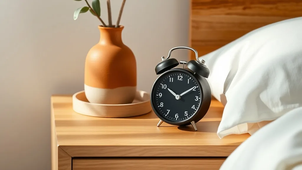Ce petit réveil noir prouve que le design d’horloge n’a pas à crier pour exister
