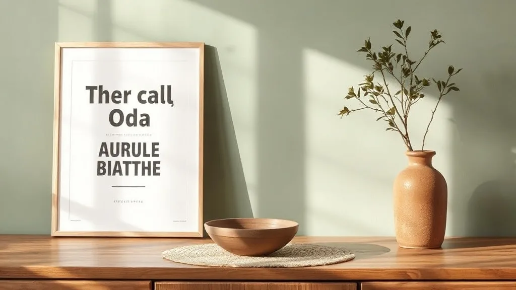Affiche typographique Journey : encadrez, ne punaisez pas