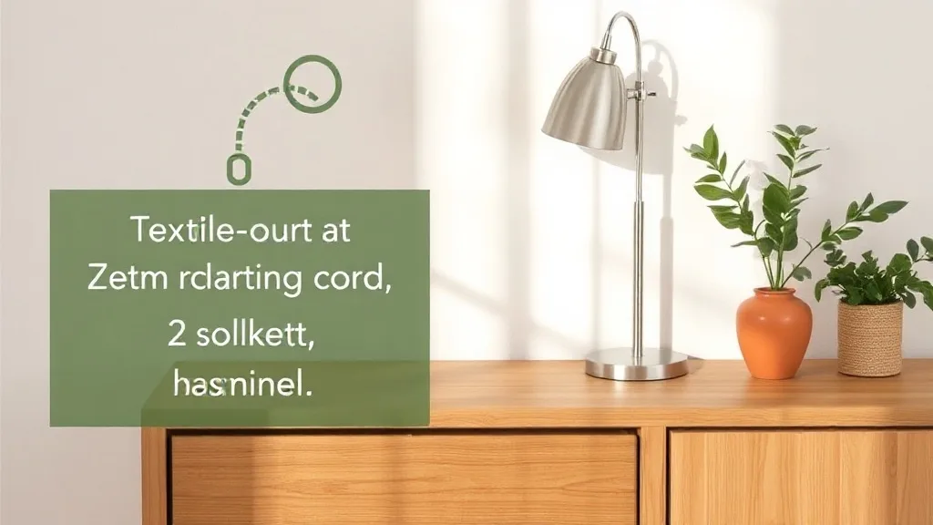 Votre lampe a un cordon moche ? Ne la jetez pas, changez le fil