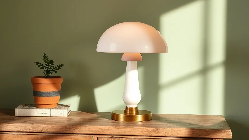 Lampe de table champignon : comment dénicher la vraie version qu’on ne jette pas