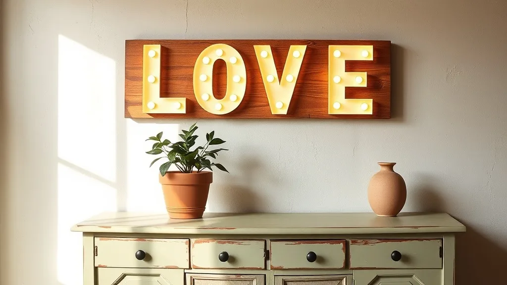 Enseigne lumineuse LOVE : fabrique-la, répare-la, garde-la